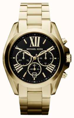 Michael Kors Reloj cronógrafo bradshaw dorado para mujer MK5739