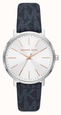 Michael Kors Reloj de mujer Pyper mk con correa de tela estampada MK7244