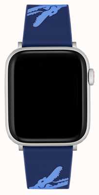 Lacoste Correa Apple Watch (42/44/45mm) silicona azul y celeste 2050017