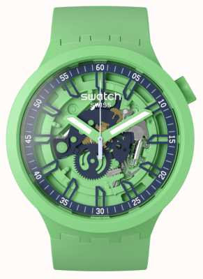 Swatch Reloj Big Bold Fresh Squeeze verde mate SB01G101