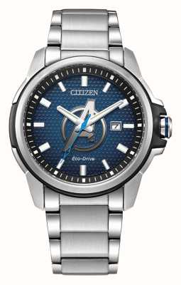Citizen Reloj de acero inoxidable eco-drive de los Vengadores de Marvel AW1651-52W
