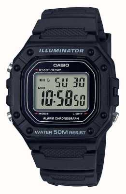 Casio Reloj digital de la serie Illuminator w-218 W-218H-1AVEF