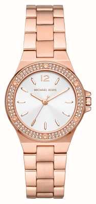 Michael Kors Reloj Lennox para mujer en tono oro rosa. MK7279