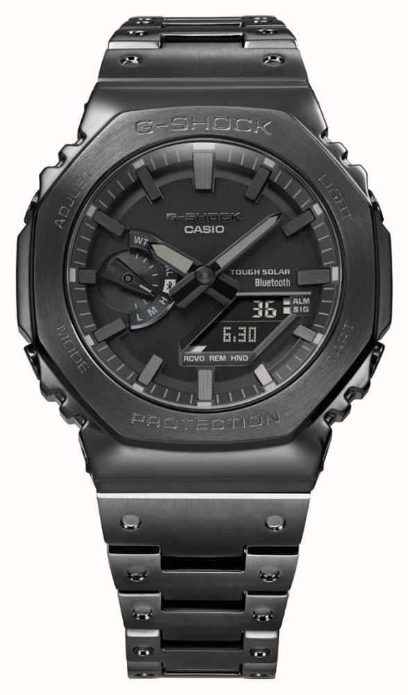 Casio Reloj G-shock Bluetooth Full Metal Black Solar Power Para Hombre Con  GM-B2100BD-1AER - First Class Watches™ ESP