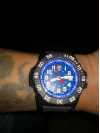 Customer picture of Luminox Navy seal de hombre 3500 esfera azul pu correa negra XS.3503.F